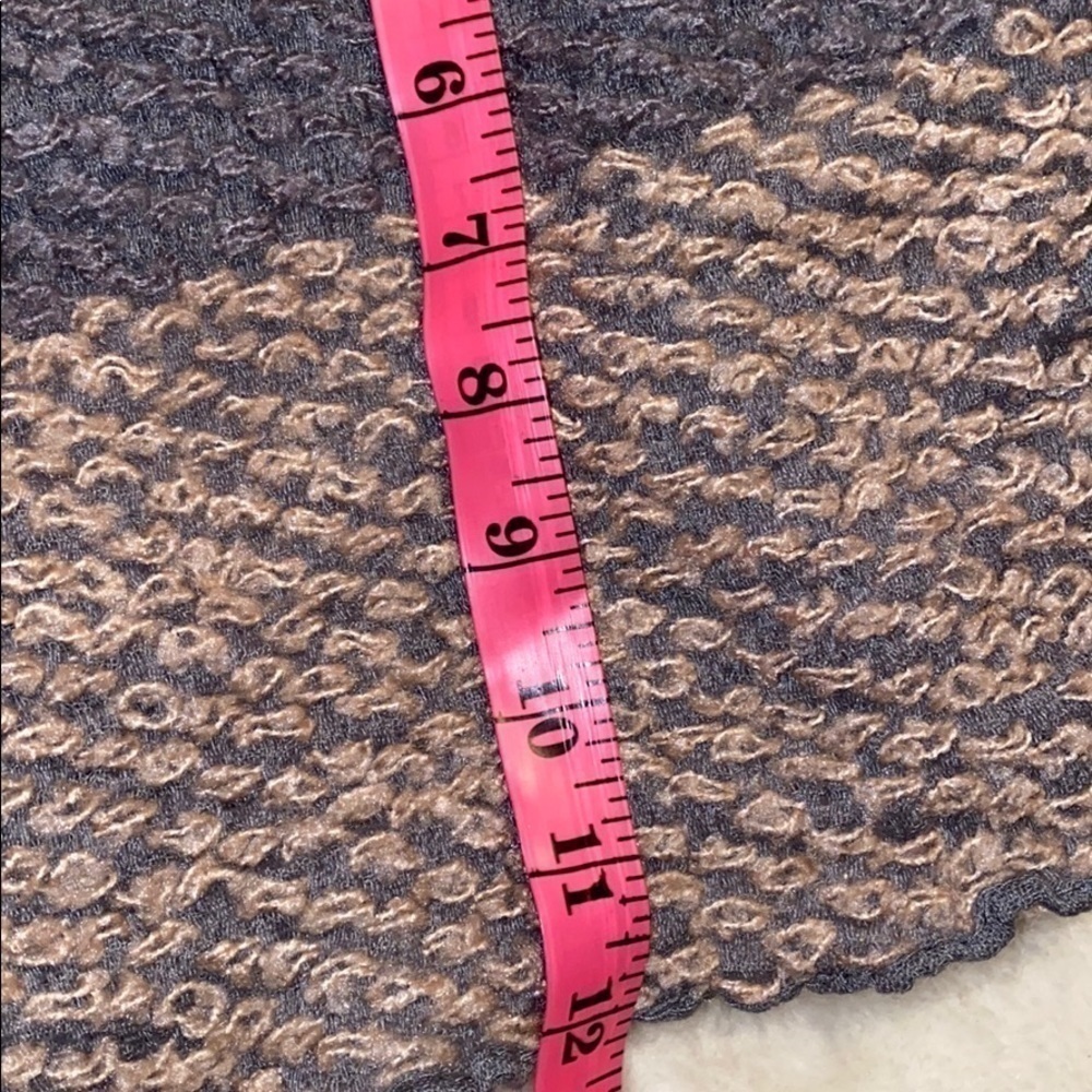 Soft cozy luxury  warm Blush pink grey scarf - Picture 8 of 10